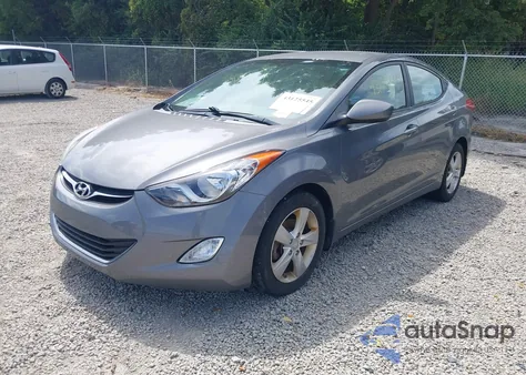2013 Hyundai Elantra Gls from USA, damaged, VIN 5NPDH4AE1DH343906